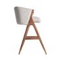 Stools - Brown rubber wood stool 61x68x97 cm - VICAL