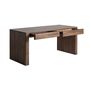 Desks - Brown mango wood desk 180x83x80 cm - VICAL