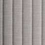Lits - Lit en polyester gris 220x200x125 cm - VICAL