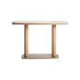Autres tables - Table de bar en terrazzo blanc 120x60x77 cm - VICAL