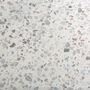 Autres tables - Table de bar en terrazzo blanc 120x60x77 cm - VICAL
