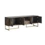 Meubles TV - Meuble tv en fer marron  en 200x45x66 cm - VICAL