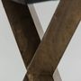 Dining Tables - Golden iron living room table in 200x90x76 cm - VICAL