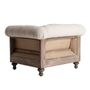 Fauteuils - Fauteuil en bois tropical beige en 113x90x80 cm - VICAL