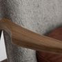 Armchairs - Armchair in gray fir wood in 62x72x83 cm - VICAL