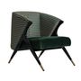 Fauteuils - Fauteuil en bois de pin vert en 73x83x80 cm - VICAL