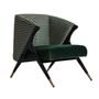 Fauteuils - Fauteuil en bois de pin vert en 73x83x80 cm - VICAL