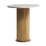 Other tables - White steel coffee table in 50x50x55 cm - VICAL