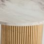 Other tables - White steel coffee table in 50x50x55 cm - VICAL