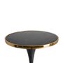 Other tables - Glossy black iron bar table in 60x60x106 cm - VICAL