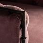 Armchairs - Pink iron armchair in 72x70x67 cm - VICAL