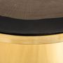 Other tables - Black steel coffee table in 55x55x55 cm - VICAL