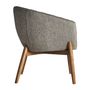 Chaises - Fauteuil en bois de frêne gris en 69x68x79 cm - VICAL