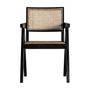 Chaises - Chaise en bois d´orme noir en 57x59x85 cm - VICAL