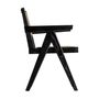 Chaises - Chaise en bois d´orme noir en 57x59x85 cm - VICAL