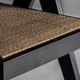Chaises - Chaise en bois d´orme noir en 57x59x85 cm - VICAL