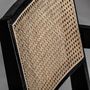 Chaises - Chaise en bois d´orme noir en 57x59x85 cm - VICAL