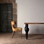Chairs - Chair in ocher fabric in 53x57x84 cm - VICAL