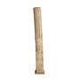 Decorative objects - Column in aged beige teak wood in 23x23x155 cm - VICAL