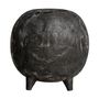 Other tables - Coffee table in aged black carbonized suar wood in 50x50x50 cm - VICAL