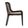 Chaises - Chaise en rotin noir en 54x58x78 cm - VICAL