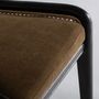 Chaises - Chaise en rotin noir en 54x58x78 cm - VICAL
