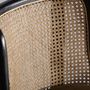 Chaises - Chaise en rotin noir en 54x58x78 cm - VICAL