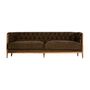 Sofas - Green acrylic sofa in 228x88x78 cm - VICAL