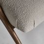 Fauteuils - Fauteuil en bois de pin blanc cassé en 73x83x80 cm - VICAL
