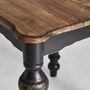 Other tables - Coffee table in black elm wood in 60x60x60 cm - VICAL