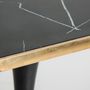 Other tables - Black steel bar table in 70x70x107 cm - VICAL