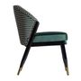 Chaises - Chaise en bois d´hévéa vert en 56x70x85 cm - VICAL