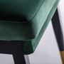 Chaises - Chaise en bois d´hévéa vert en 56x70x85 cm - VICAL