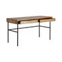 Desks - Black elm wood desk in 140x60x78 cm - VICAL