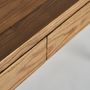 Desks - Black elm wood desk in 140x60x78 cm - VICAL