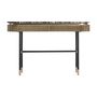 Desks - Black MDF wooden console in 130x38x81 cm - VICAL