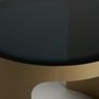 Coffee tables - Golden iron coffee table in 55x55x42 cm - VICAL