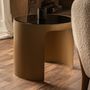 Coffee tables - Golden iron coffee table in 55x55x42 cm - VICAL