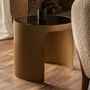 Coffee tables - Golden iron coffee table in 55x55x42 cm - VICAL