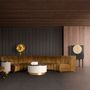 Tables basses - Table basse en fer blanc en 90x90x46 cm - VICAL