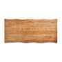 Dining Tables - Living room table in black acacia wood in 220x98x78 cm - VICAL