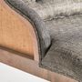 Fauteuils - Fauteuil en bois de mangue gris en 64x63x75 cm - VICAL
