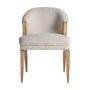 Chairs - White pine wood chair in 56x60x83 cm - VICAL