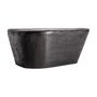 Tables basses - Table basse en bois de teck noir  en 90x74x40 cm - VICAL