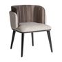 Chaises - Chaise en bois d´hévéa gris en 62x62x79 cm - VICAL
