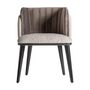 Chaises - Chaise en bois d´hévéa gris en 62x62x79 cm - VICAL