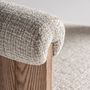 Chairs - White oak wood chair in 66x60x73 cm - VICAL