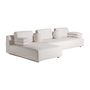 Canapés - Sofa en bois de pin blanc cassé en 330x186x75 cm - VICAL