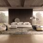 Canapés - Sofa en bois de pin blanc cassé en 330x186x75 cm - VICAL