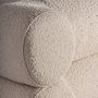 Beds - Off-white pine wood bed in 212x230x106 cm - VICAL